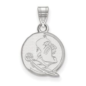 10K White Gold Florida State Small Mascot Pendant